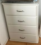 Commode 4 ladenkast wit, Ophalen, Gebruikt, 50 tot 70 cm, 75 tot 100 cm