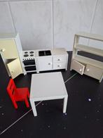 popenhuis meubeltjes, Kinderen en Baby's, Speelgoed | Poppenhuizen, Ophalen of Verzenden, Zo goed als nieuw, Poppenhuis
