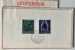 Postzegels Liechtenstein sport religie 1958, Postzegels en Munten, Postzegels | Volle albums en Verzamelingen, Ophalen of Verzenden