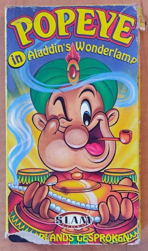 Popeye in Aladdin’s Wonderlamp VHS band, Cd's en Dvd's, VHS | Kinderen en Jeugd, Zo goed als nieuw, Tekenfilms en Animatie, Tekenfilm