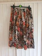 Vintage midi lange rok met print Maat 42, Ophalen of Verzenden, Zo goed als nieuw, Maat 42/44 (L), Onder de knie