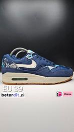 Nike Air Max 1 'Aloha Navy' Maat: 39, Kleding | Dames, Blauw, Ophalen of Verzenden, Zo goed als nieuw, Sneakers of Gympen