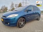 Mazda 5 1.8 Luxury Edition/7 persoons/clima/navi/trekh, Stof, 4 cilinders, Blauw, Origineel Nederlands