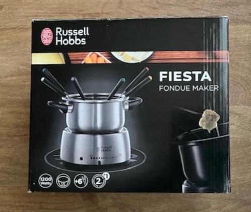 Russell Hobbs Fiësta Fondue Maker., Witgoed en Apparatuur, Fonduesets, Zo goed als nieuw, Fonduepan, Elektrisch, Ophalen of Verzenden