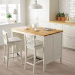 IKEA Tornviken keukeneiland bar met barkrukken, Ophalen, Zo goed als nieuw