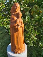 Terracotta Beeld Maria met Jezuskind - Rik Bollion 1952, Antiek en Kunst, Kunst | Beelden en Houtsnijwerken, Ophalen of Verzenden