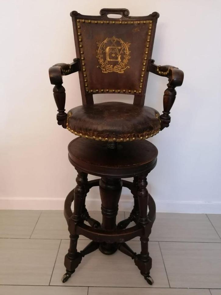 Verstelbare kunstenaarsstoel van Willem Geets (1838–1919), Antiek en Kunst, Kunst | Beelden en Houtsnijwerken, Ophalen