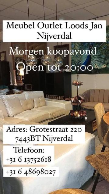 MORGEN KOOPAVOND BIJ LOODS JAN NIJVERDAL OPEN TOT 20.00 beschikbaar voor biedingen