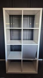 Ikea Kallax Kast 8 Vakken + Deurtje, Met deur(en), 100 tot 150 cm, Zo goed als nieuw, 25 tot 50 cm