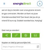 €50 voor overstappen - energiedirect, Tickets en Kaartjes, Eén persoon, Kortingsbon