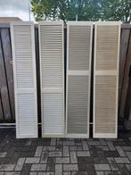 Lammelendeuren 2 stuks, Doe-het-zelf en Verbouw, Deuren en Horren, Ophalen, Binnendeur, Minder dan 200 cm