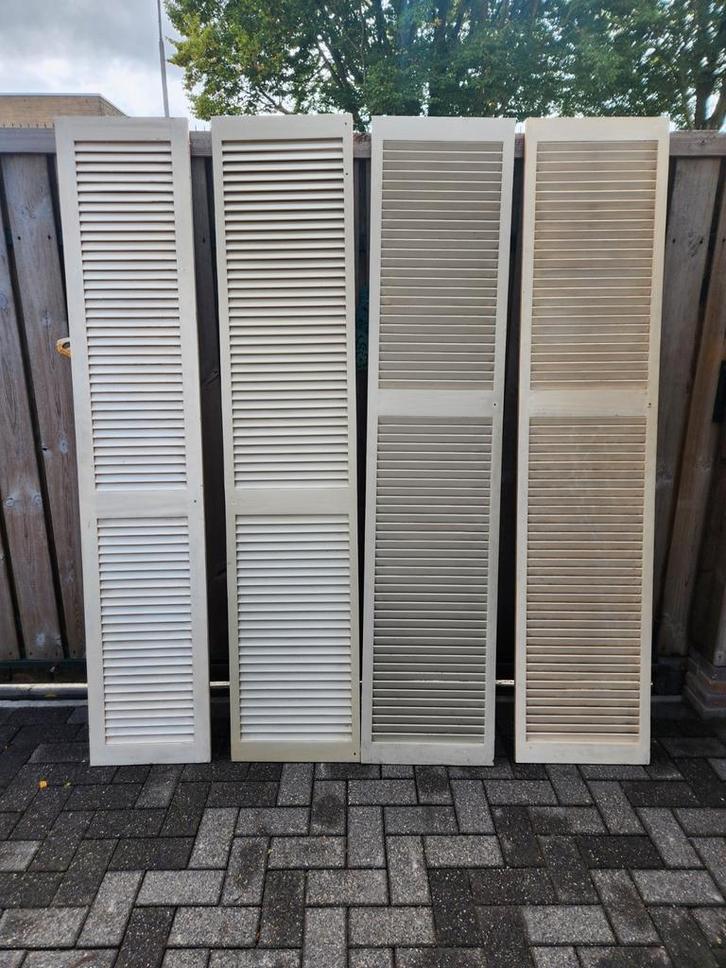 Lammelendeuren 2 stuks, Doe-het-zelf en Verbouw, Deuren en Horren, Binnendeur, Minder dan 200 cm, Ophalen
