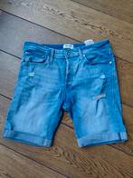 Jack en Jones spijker kortebroek, Blauw, W32 (confectie 46) of kleiner, Ophalen of Verzenden, Zo goed als nieuw