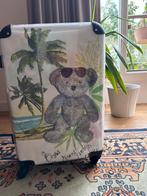 Ikase Koffer met Print, Sieraden, Tassen en Uiterlijk, Koffers, Ophalen, Gebruikt, 50 tot 60 cm, Hard kunststof
