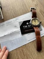 Tw steel horloge congac en zwart, Ophalen, Zo goed als nieuw, Leer, Overige merken