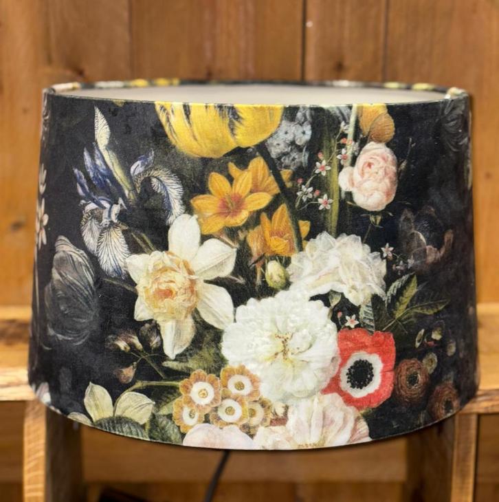 Lampekap bloem motief, Huis en Inrichting, Woonaccessoires | Kussens, Gebruikt, Ophalen