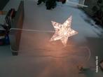 Twee kerst sterren met licht. 30 cm, Diversen, Kerst, Ophalen, Zo goed als nieuw