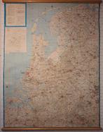 Vintage schoolposter van Nederland, Antiek en Kunst, Ophalen of Verzenden, Aardrijkskunde