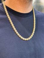 18KT Goud - Diamant Ketting - 15.7ct totaal diamanten, Ophalen, Nieuw, Goud