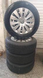 15"Winter Set VW 5x112 Golf/Touran/Caddy/A3/Octavia Enz Zgan, Gebruikt, 15 inch, Banden en Velgen, Personenwagen