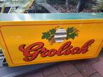Grolsch vintage reclame lichtbak, Ophalen, Gebruikt, Lichtbak of (neon) lamp