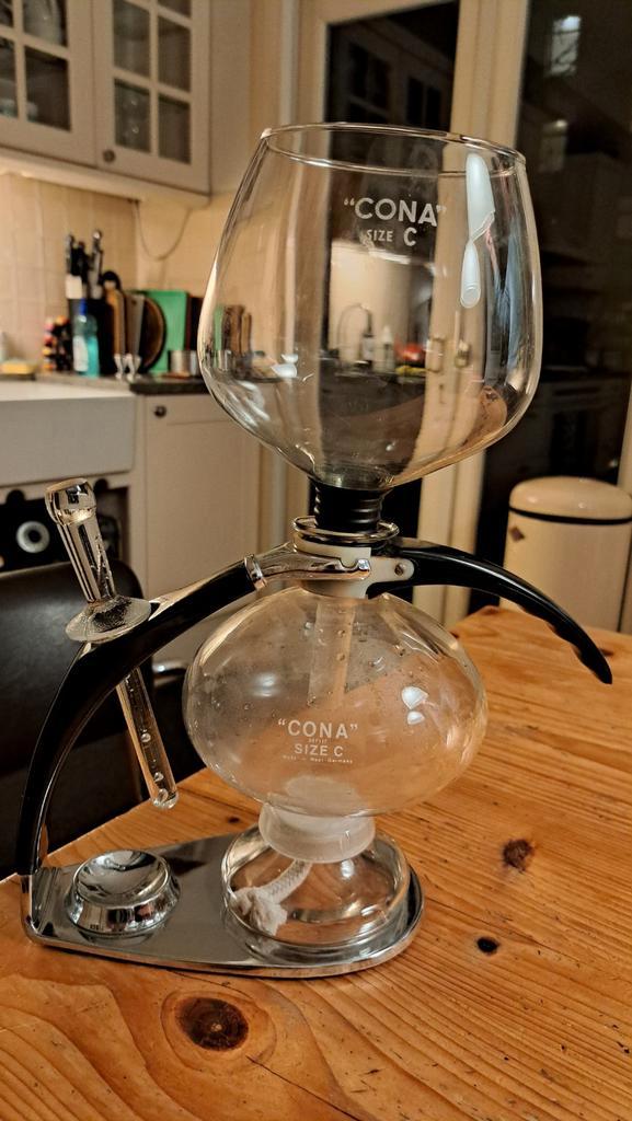 Vintage Cona Koffiezetapparaat - Zeldzaam Model, Witgoed en Apparatuur, Koffiezetapparaten, Gebruikt, Gemalen koffie, Overige modellen
