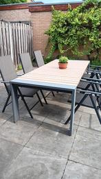 Tuintafel, Tuin en Terras, Tuintafels, Ophalen, Gebruikt, Rechthoekig, Aluminium