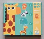 DJECO Primo Puzzle - Jungle Dieren - 4 Puzzels, Ophalen, Minder dan 10 stukjes, Nieuw, 2 tot 4 jaar