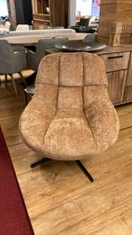 Fraai fauteuil cognac, Ophalen, Nieuw, Stof