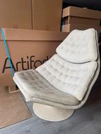 Artifort draaifauteuil f587, Ophalen, Gebruikt, Vintage, 75 tot 100 cm