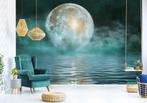 Fotobehang / Behang - Natuur - Volle Maan Boven het Water, Huis en Inrichting, Stoffering | Behang, Fotobehangkoning.nl, Hoogeveen