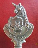 theelepel wapenlepeltje Hoorn nh eenhoorn posthoorntje, Ophalen of Verzenden, Metaal, Bestek