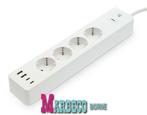 SmartLife Stekkerdoos, Contactdoos, 4x plug, 2x USB-A, USB-C, Nedis SmartLife, Nieuw, Info@marbeco.nl, Stopcontact