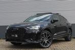 Audi Q3 Sportback 45 TFSIe | 3x S-Line | Panoramadak | 360 C, Zwart, Zwart, Parkeercamera, Nieuw