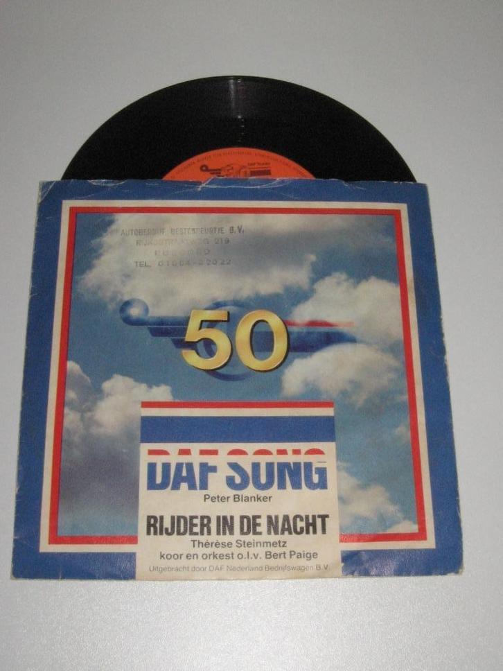 SINGLE : DAF Song / Rijder in de nacht, Cd's en Dvd's, Vinyl Singles, Gebruikt, Single, Nederlandstalig, 7 inch, Verzenden