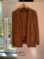 Zeeman, pak, blazer, jasje, broek, XXL, linnen, viscose, Kostuum of Pak, Bruin, Zeeman, Maat 46/48 (XL) of groter