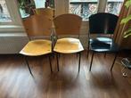Elasta eetkamerstoel van Arflex (3x), Huis en Inrichting, Stoelen, Ophalen of Verzenden, Gebruikt, Zwart, Hout