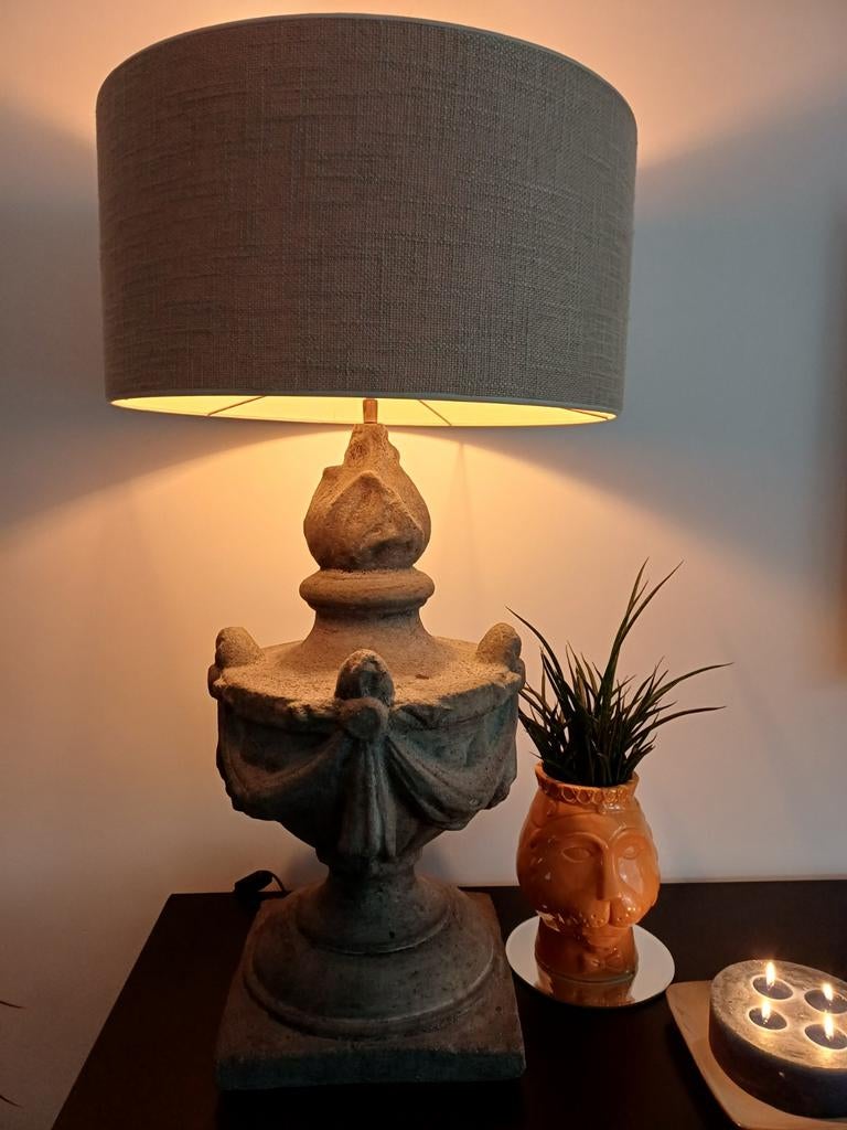 Set van 2 Piet Jonker Betonnen Lampen, Ophalen, Overige materialen, Gebruikt, Frans
