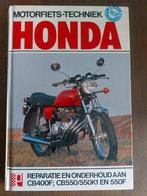 Motorfiets techniek Honda CB400F CB550/550K1 550F, Boeken, Gelezen, Ophalen of Verzenden, Merk of Model