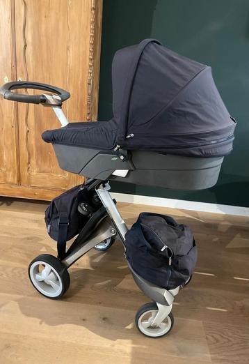 Complete kinderwagen merk Stokke xplory autostoel draagzak  beschikbaar voor biedingen