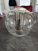 Design glazentheepot is nieuw voor 6 a 8 kopjes merk Creano, Huis en Inrichting, Keuken | Servies, Glas of Glazen, Nieuw, Ophalen of Verzenden