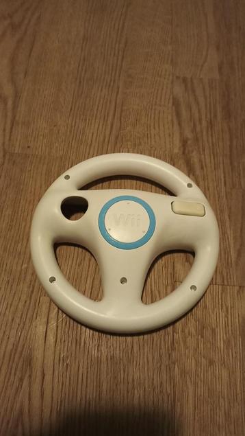 Witte Nintendo Wii wheel beschikbaar voor biedingen