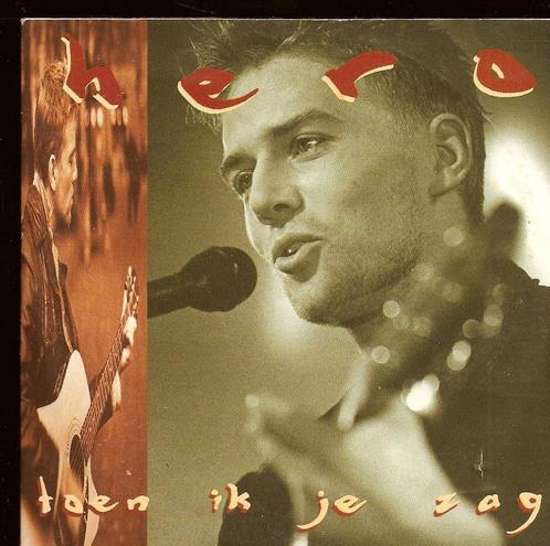 Hero - Toen ik je zag, Cd's en Dvd's, Cd Singles, Zo goed als nieuw, Nederlandstalig, 1 single, Ophalen of Verzenden
