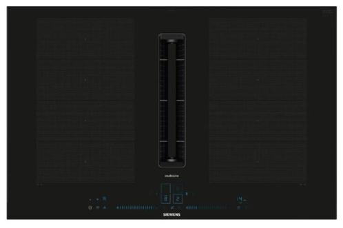 Siemens inductie kookplaat met afzuiging type EX877NX68E, Witgoed en Apparatuur, Kookplaten, Nieuw, Inbouw, Inductie, 4 kookzones