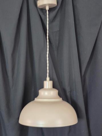 5x hanglamp takis beige taupe  (ook 8x in grijswit) beschikbaar voor biedingen