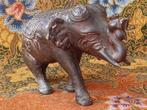 Mooi antiek brons beeldje uit India van een olifant 15,5 cm., Ophalen of Verzenden