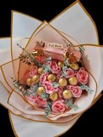 Chocolade boeket met zijde rozen, Ophalen, Nieuw
