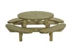 Ronde picknicktafel gezocht, Tuin en Terras, Rond, Ophalen