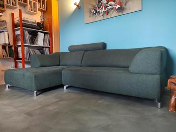 Leolux hoekbank 270x150 type Faya Lobi groen beschikbaar voor biedingen
