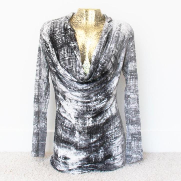 Zeer Mooi Expresso Jurkje (S) - 67 € 45,-, Kleding | Dames, Jurken, Zo goed als nieuw, Maat 36 (S), Grijs, Boven de knie, Ophalen of Verzenden